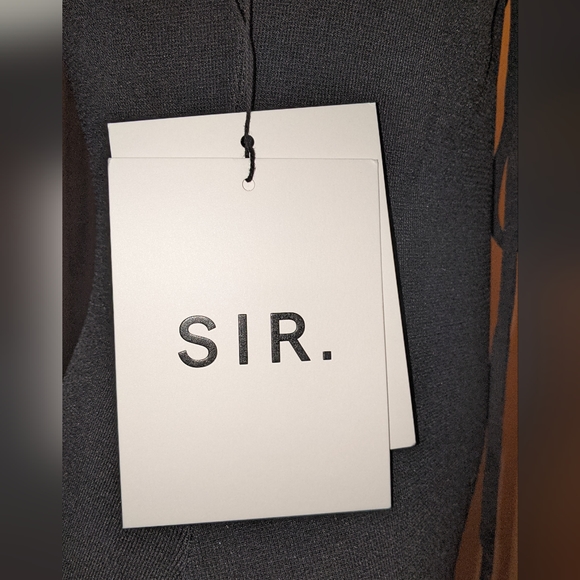 *Authentic* Nadja Black Midi Dress, by SIR.® - Picture 3 of 8